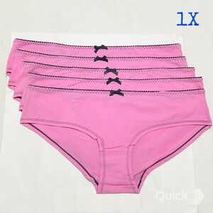 1X - New 5 pieces Next Cotton Low-Rise Panties
